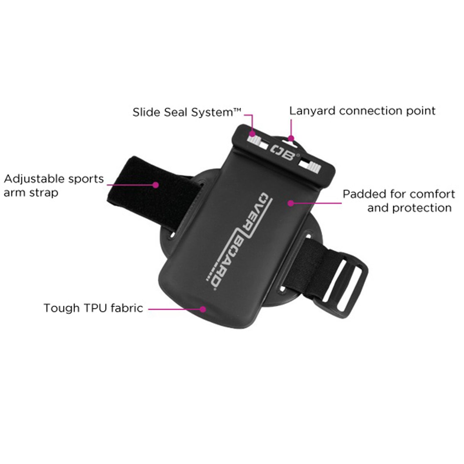 Overboard Waterproof Arm Pack PRO-SPORT black - 3