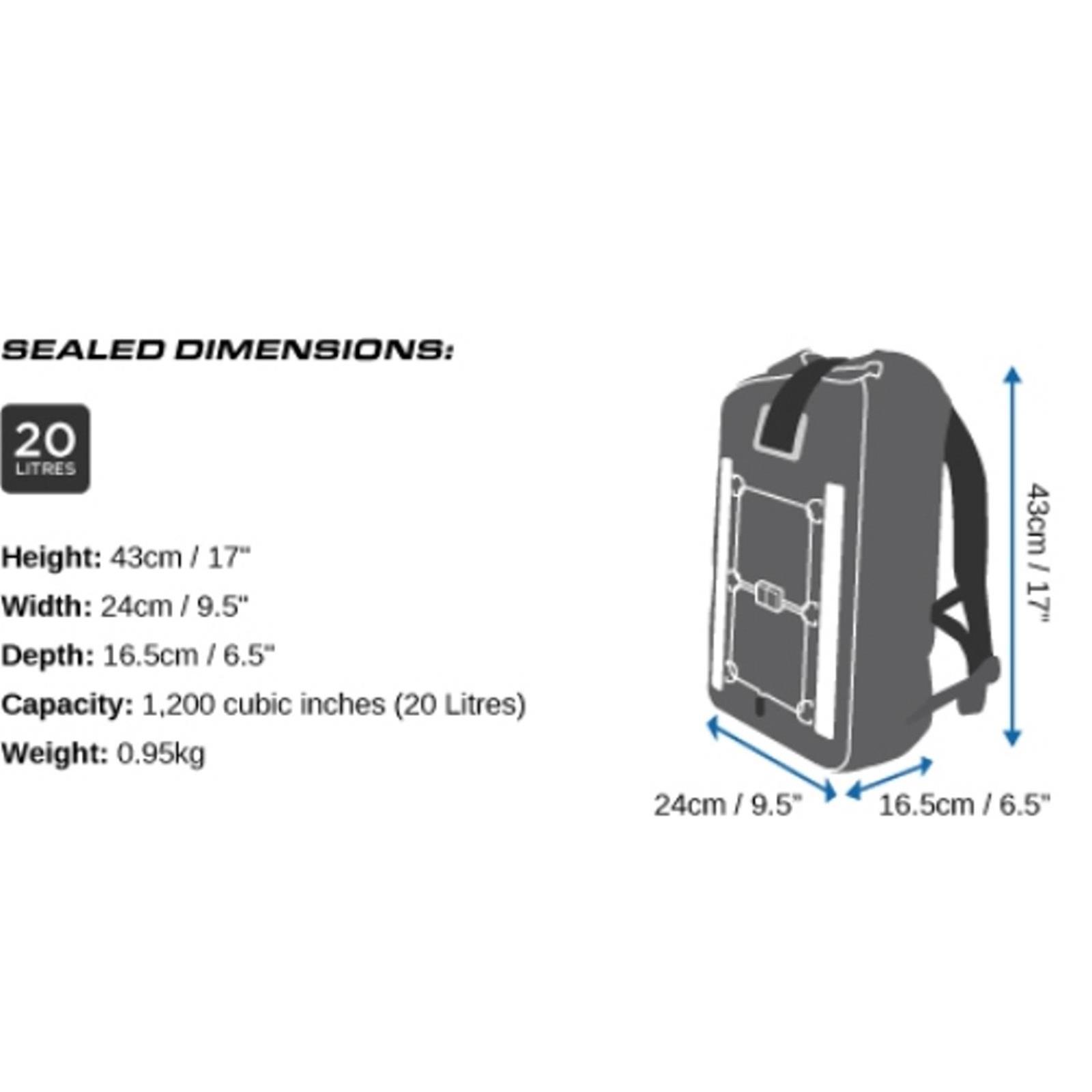 OverBoard waterproof Backpack Pro-Vis 20 Lit Orang - 5