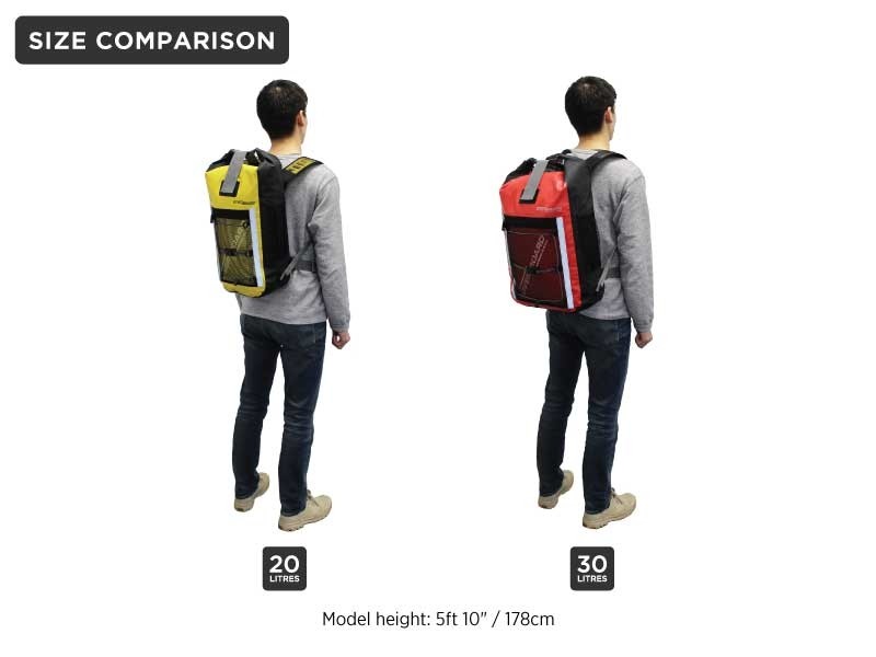 OverBoard Vattentät Ryggsäck Sports 30 L RÖD - 4