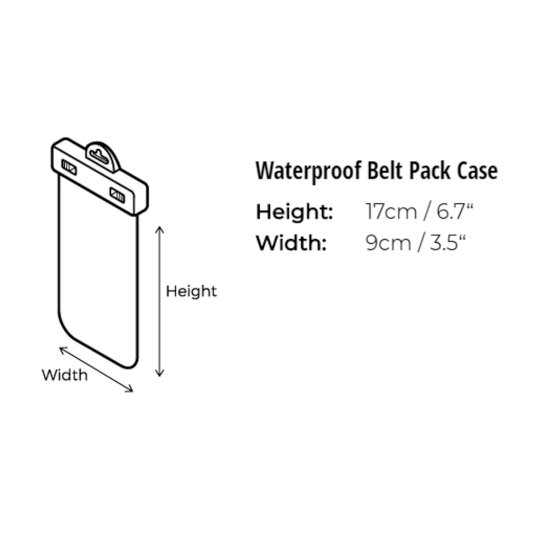 Overboard Waterproof Belt Pack PRO-SPORT black - 6