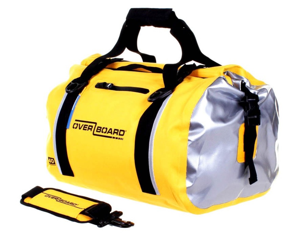 Overboard Waterproof Duffel Bag 40 Liters Yellow