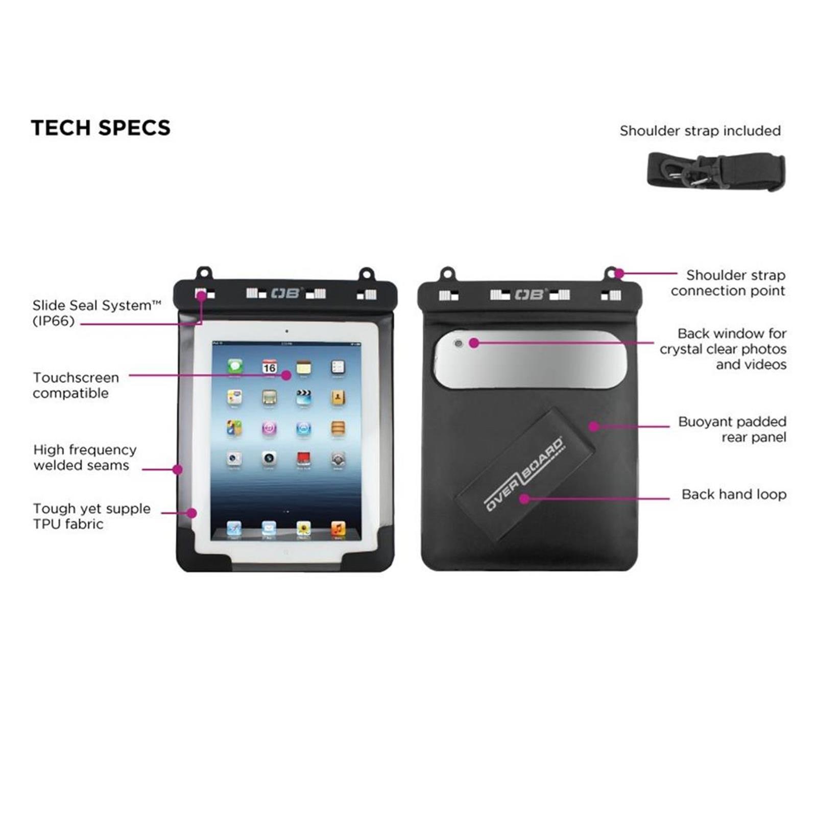 Overboard Waterproof iPad Case black - 4
