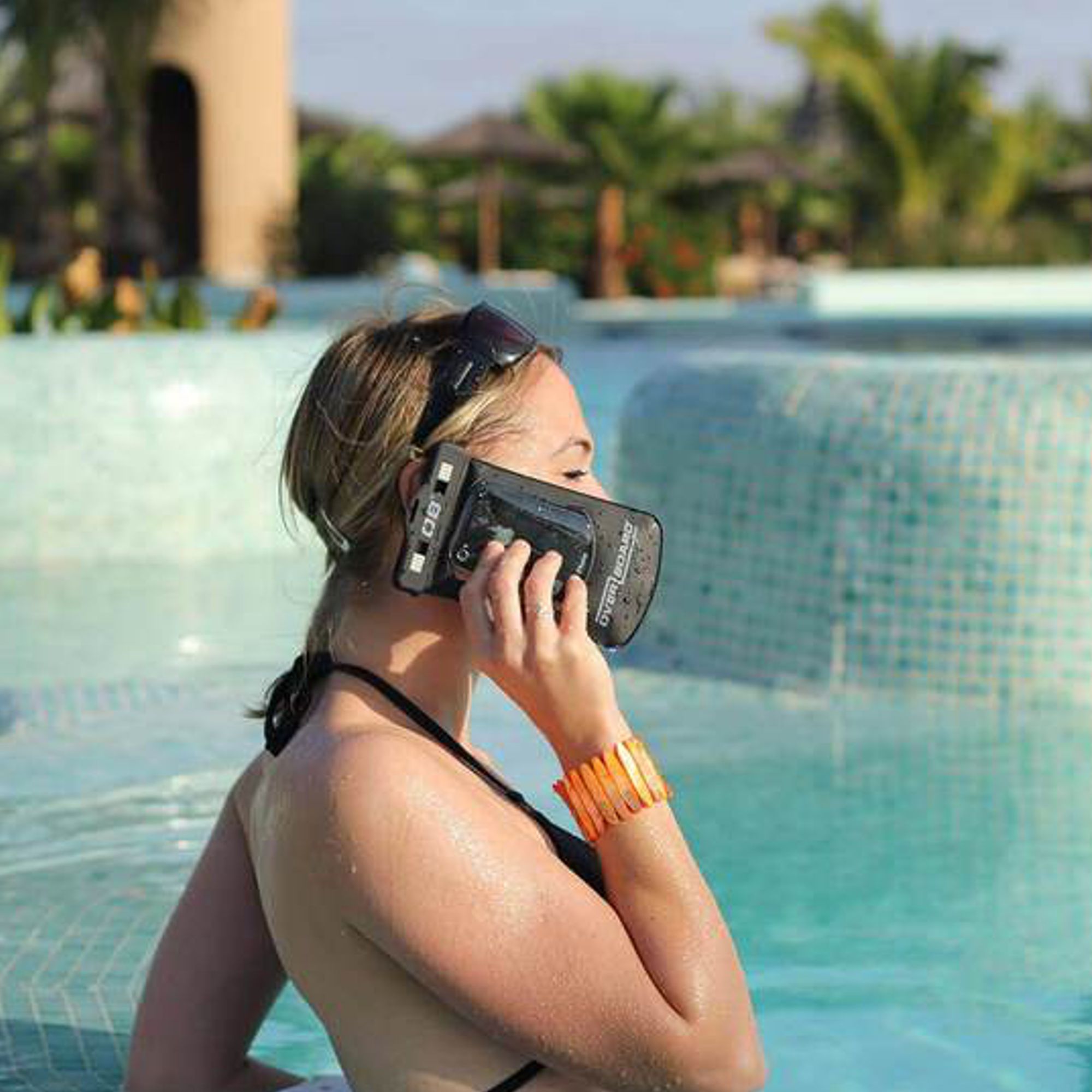 Overboard waterproof Phone case L Black - 5