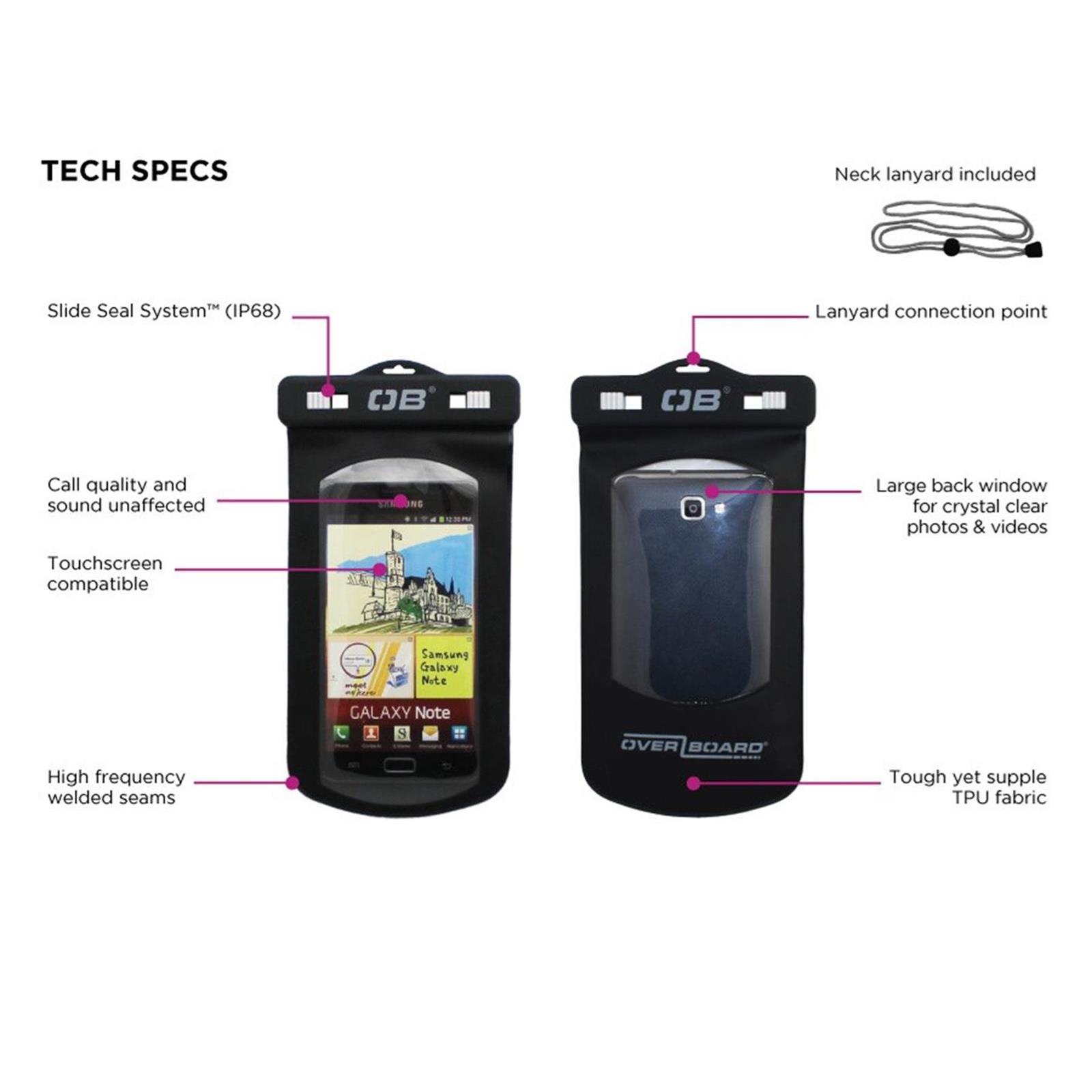 Overboard Waterproof Phone Case small blac/ iPhone - 4