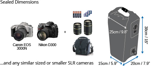 Overboard Waterproof SLR Roll-Top Camera Bag 15Lit - 2