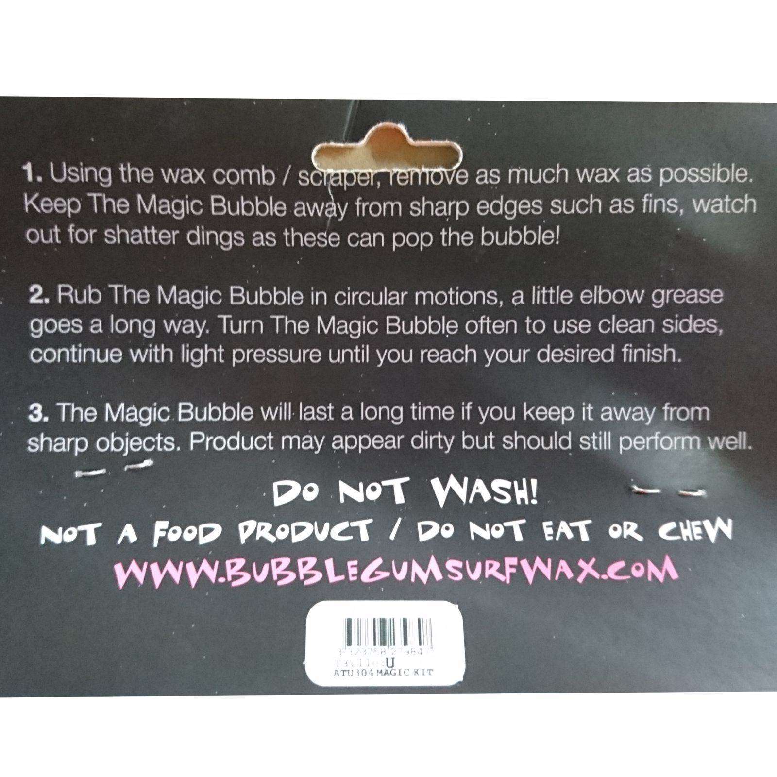 BUBBLE GUM Magic Kit Dry Wax Remover - 3