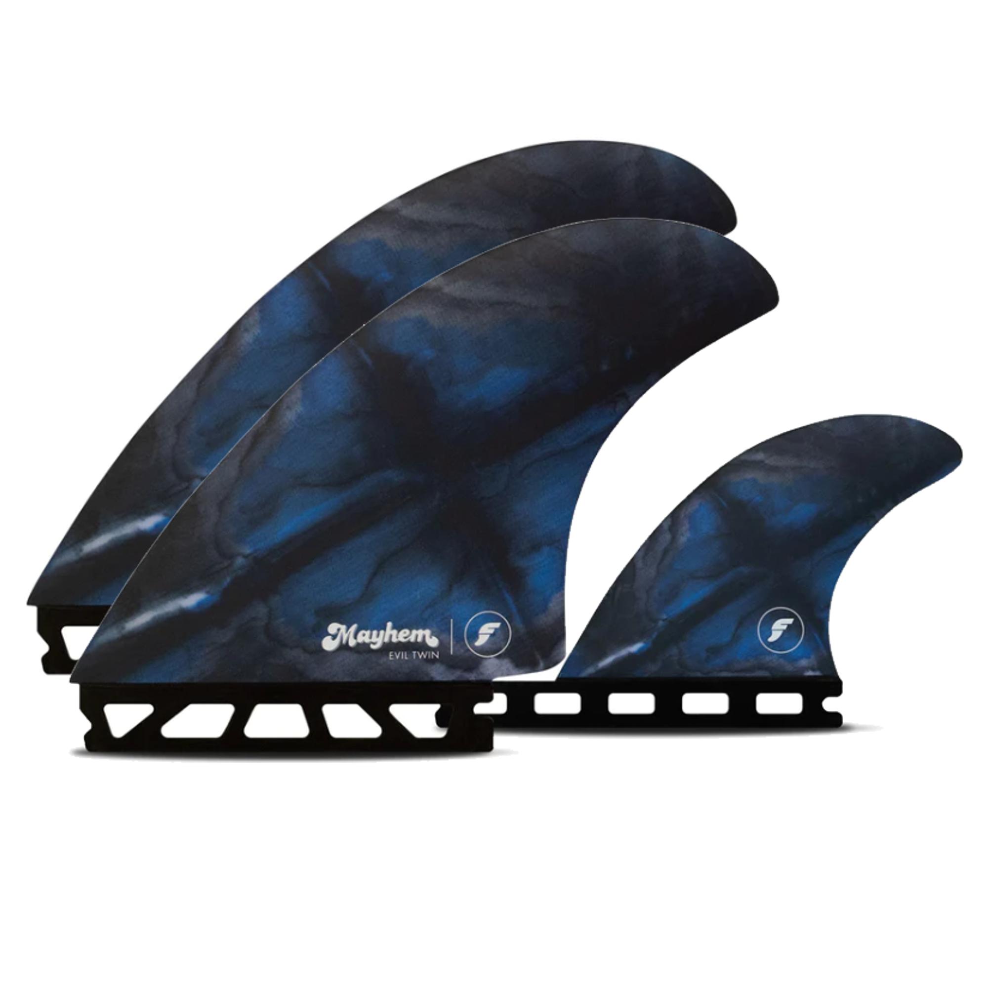 FUTURES Twin Tri Fin Set Mayhem Evil Honeycomb L