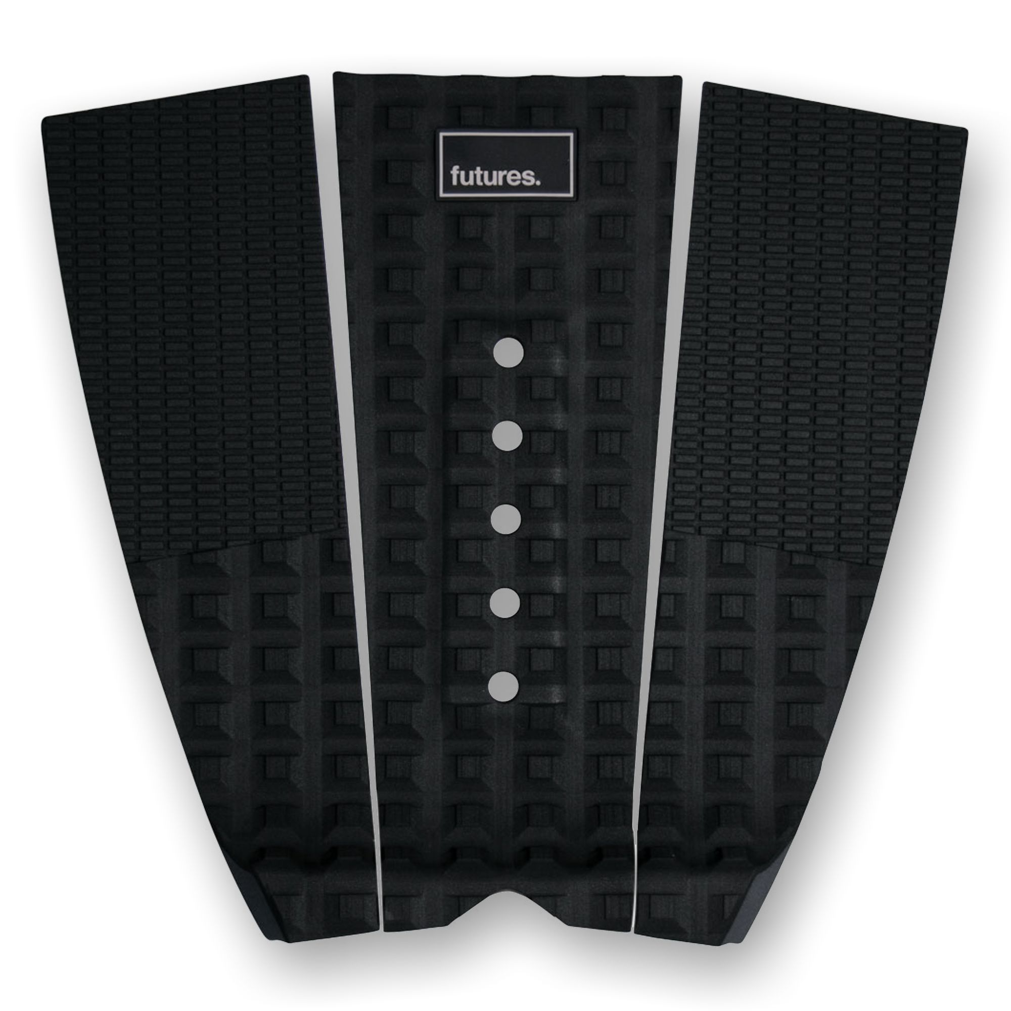 FUTURES Traction Pad Surfboard Footpad  3pc Voodoo