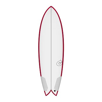 Surfboard TORQ TEC BigBoy Fish 7.6 Rail Berry