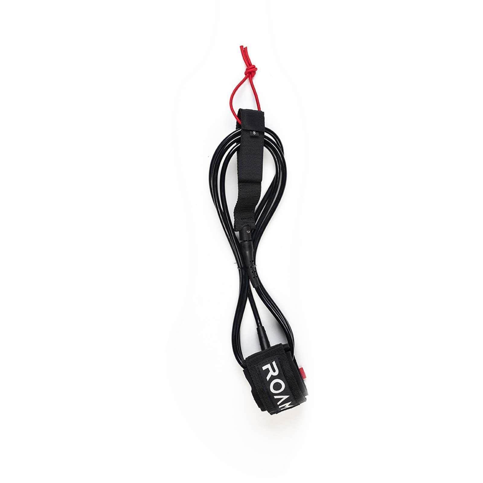 ROAM Surfboard Leash Extra Strong 8.0 7mm Black