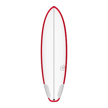 Surfboard TORQ TEC BigBoy23  6.10 Rail Red