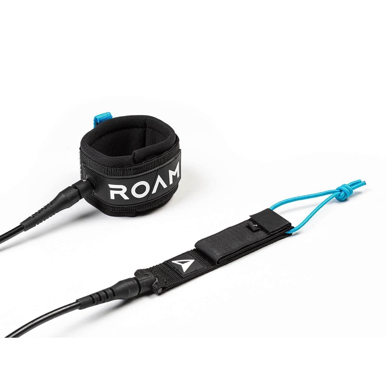 ROAM Surfboard Leash Premium 8.0 244cm 7mm Black - 2