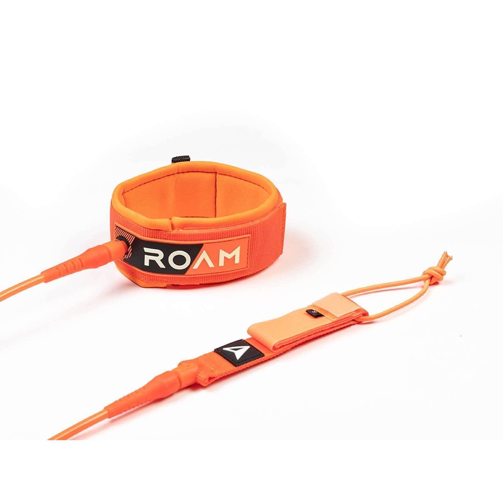 ROAM Surfboard Leash Premium 9.0 Knie 7mm Orange - 2