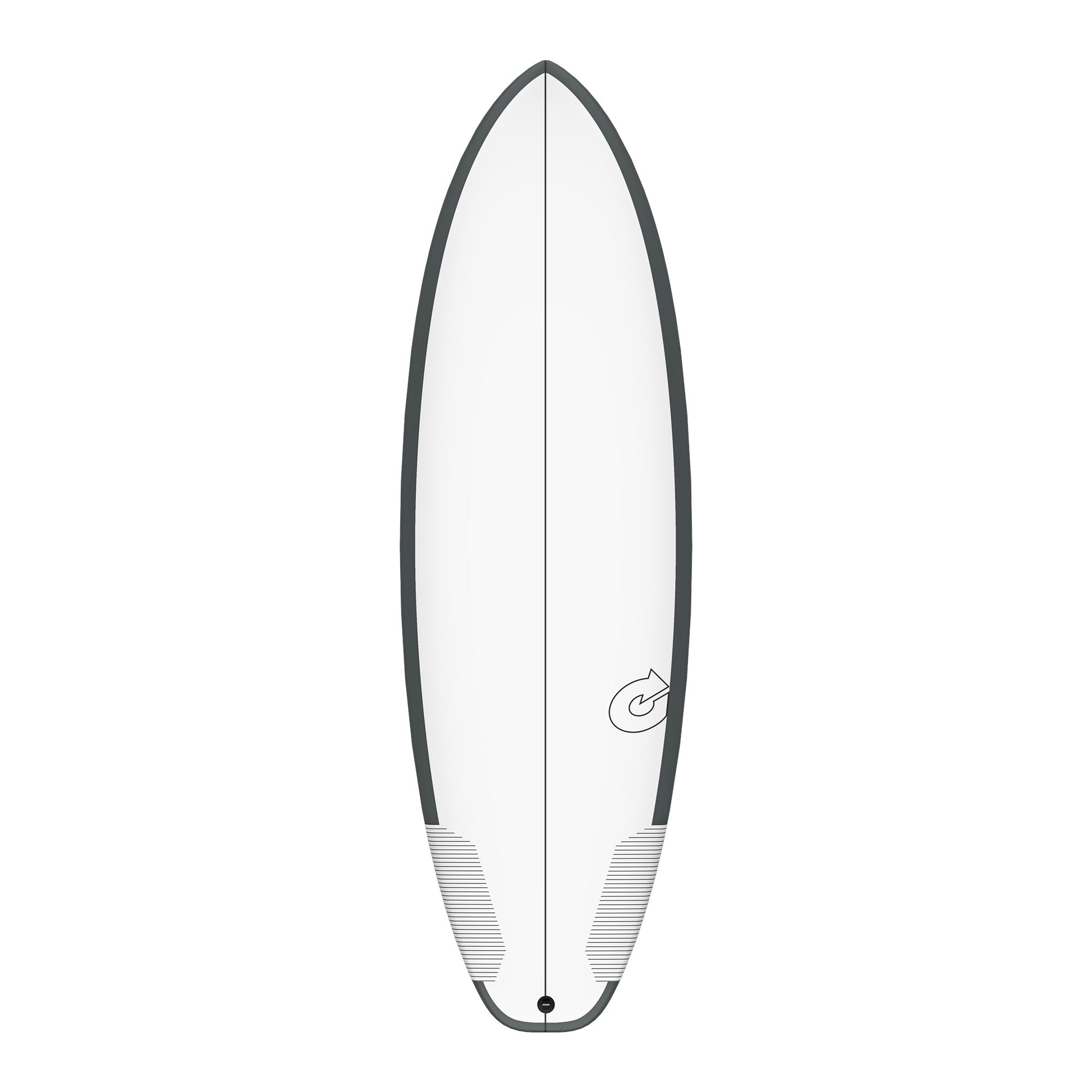 Surfboard TORQ TEC PG-R 5.10 Rail Gray