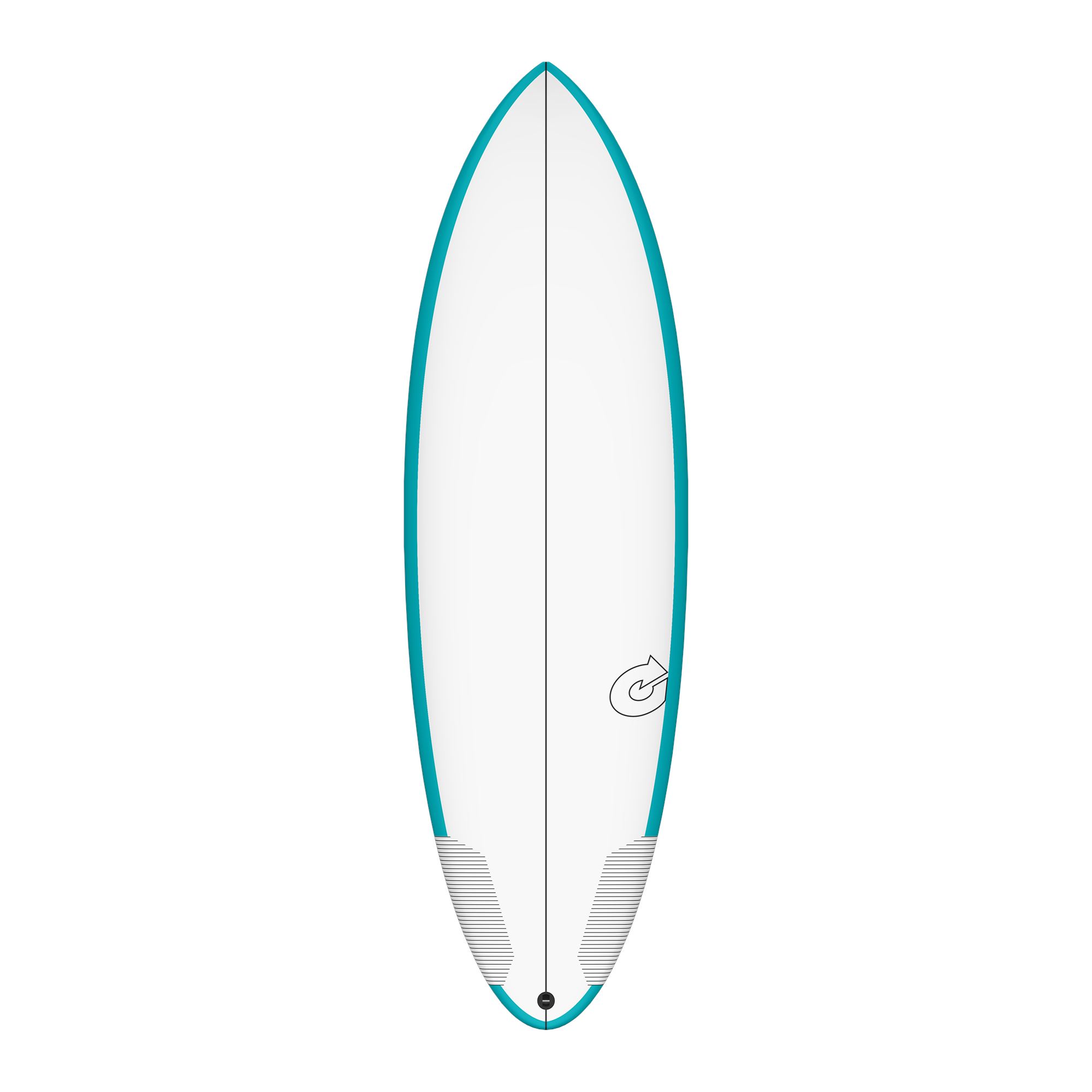 Surfboard TORQ TEC Multiplier 5.10 Rail Teal