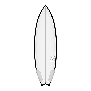 Surfboard TORQ TEC Go-Kart 6.0 Rail Black