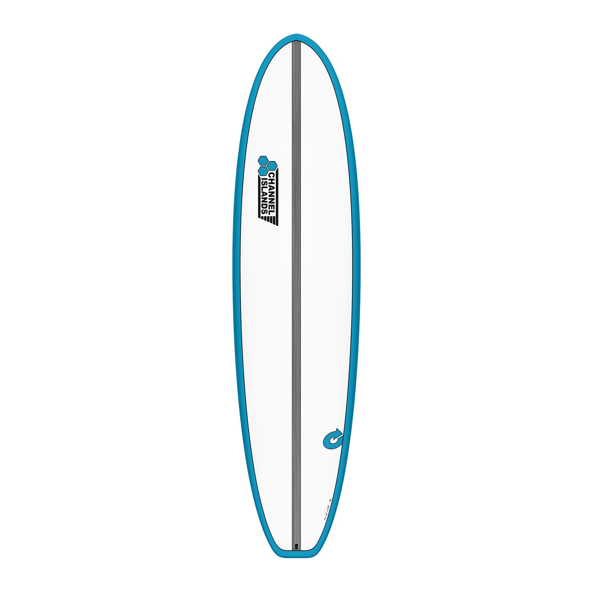 Surfboard CHANNEL ISLANDS X-lite2 Chancho 7.6 Blau
