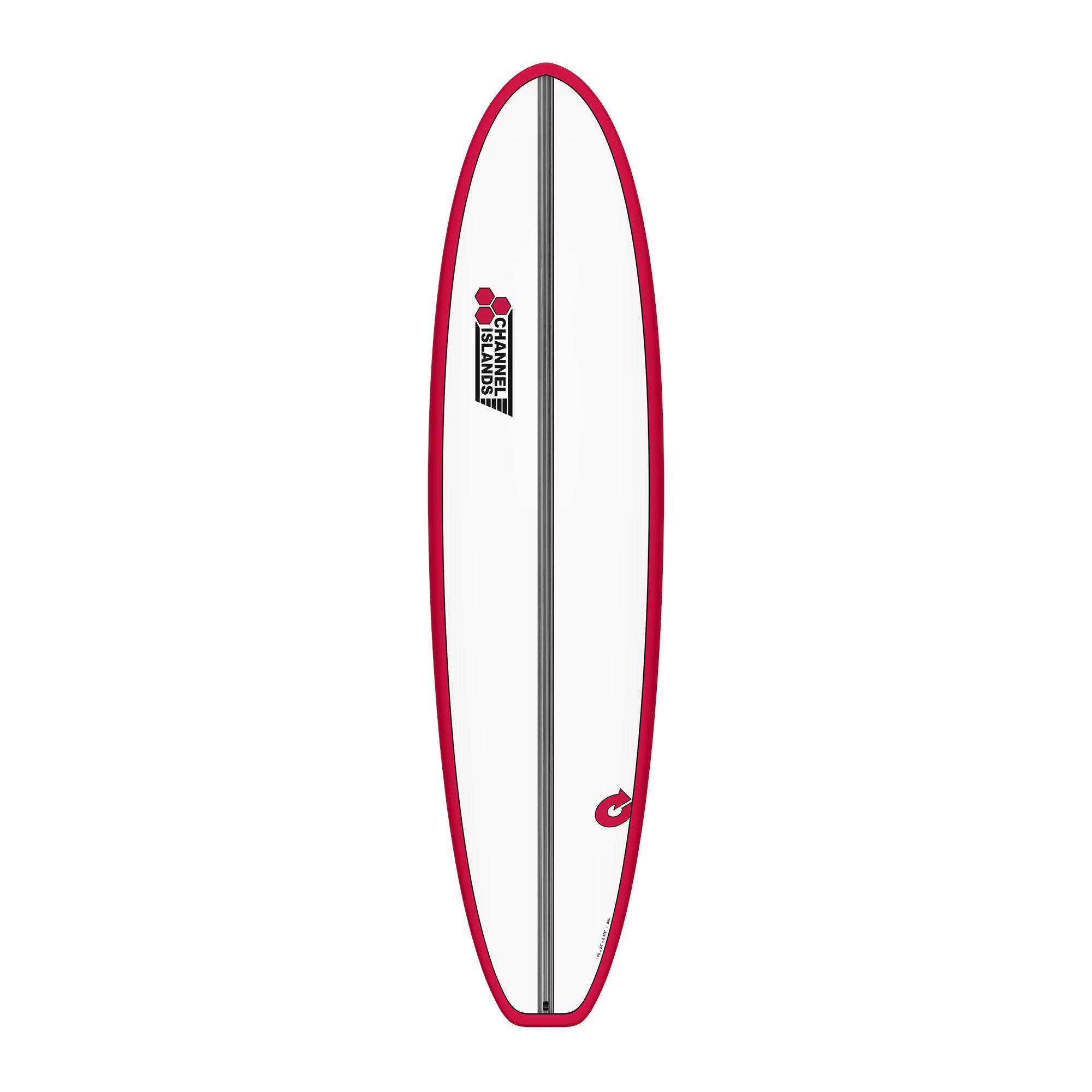 Surfboard CHANNEL ISLANDS X-lite2 Chancho 7.0 Rot