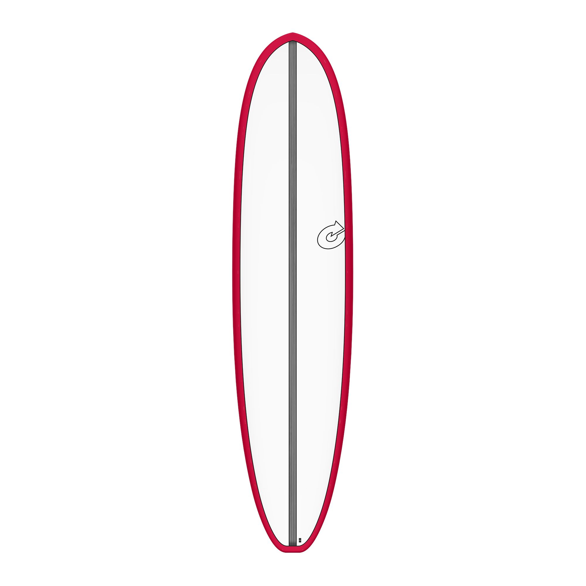 Surfboard TORQ Epoxy TET CS 8.2 V+ Fun Carbon Red