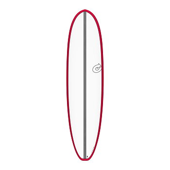 Surfboard Torq Epoxy TET 7.4 VP Fun Carbon Red