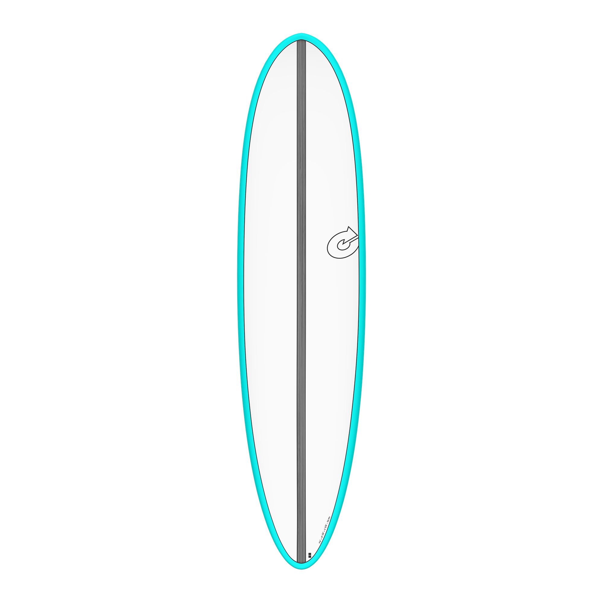 Surfboard TORQ Epoxy TET CS 7.2 Fun Carbon Blue