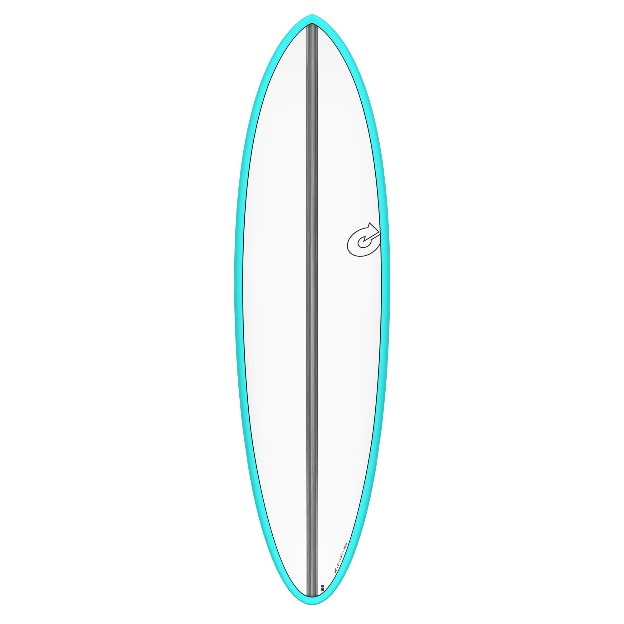 Surfboard TORQ Epoxy TET CS 6.8 Fun Carbon Blue