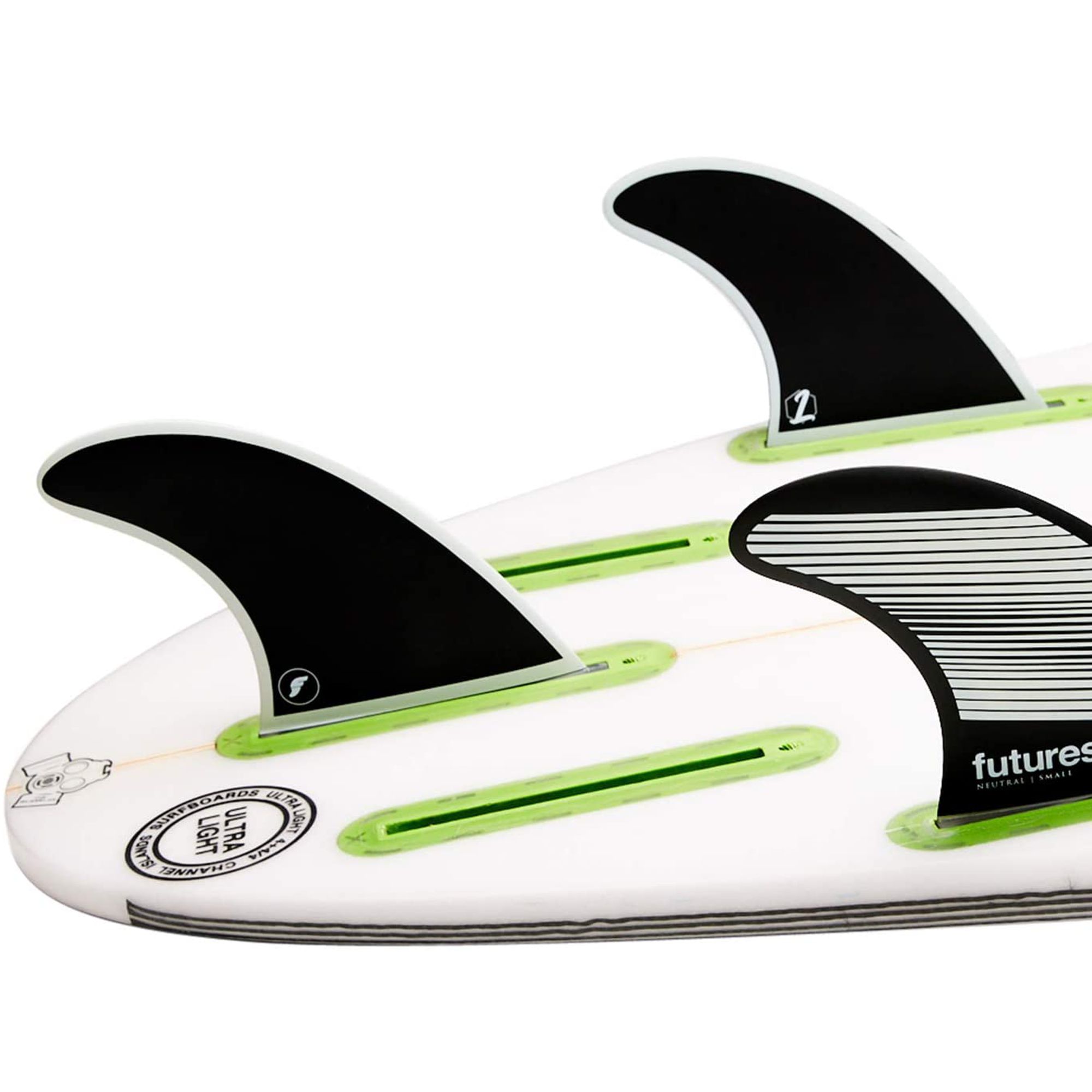 FUTURES  Fins Quad Thruster 5 Set F4 Legacy - 2