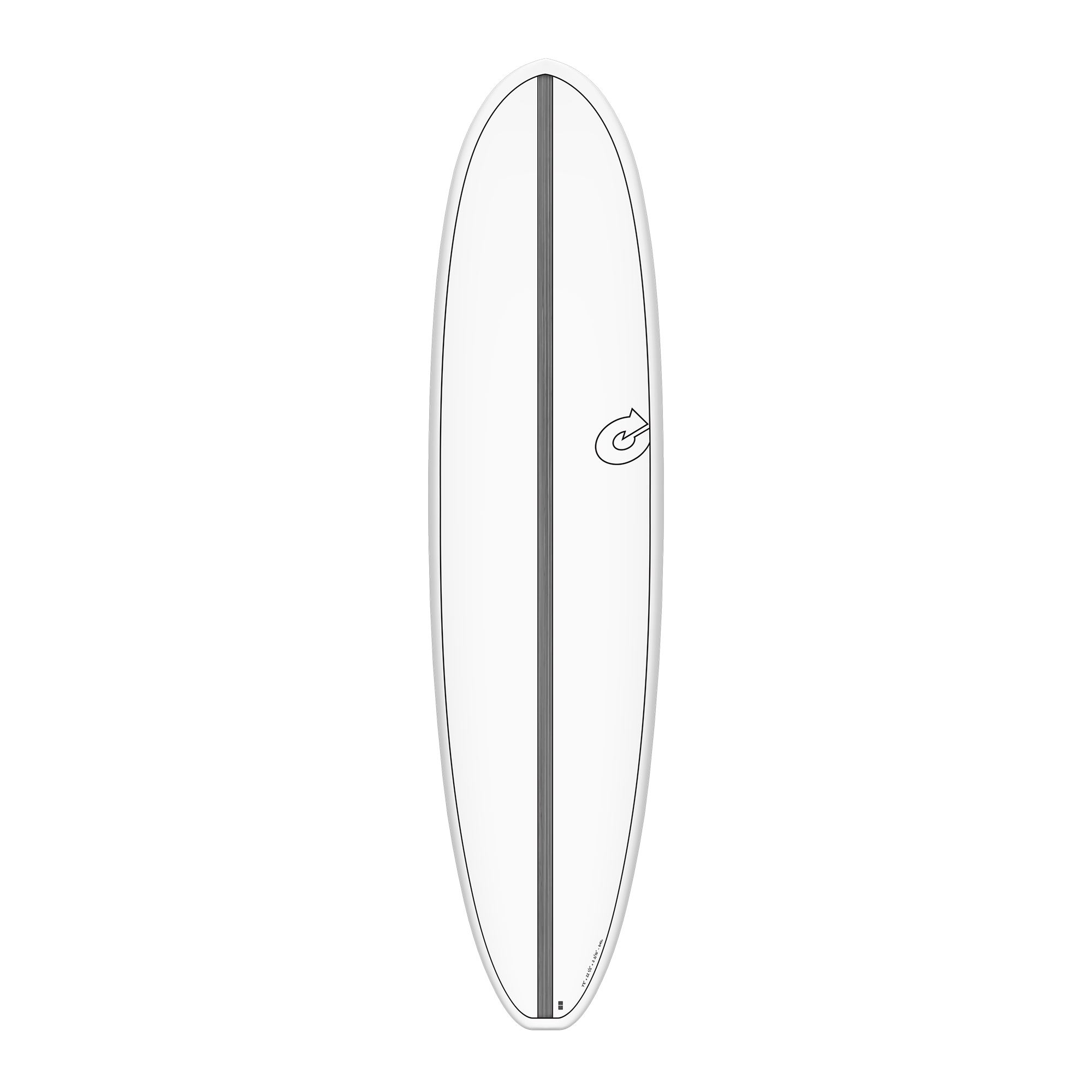 Surfboard TORQ Epoxy TET 7.8 VP Funboard Carbon