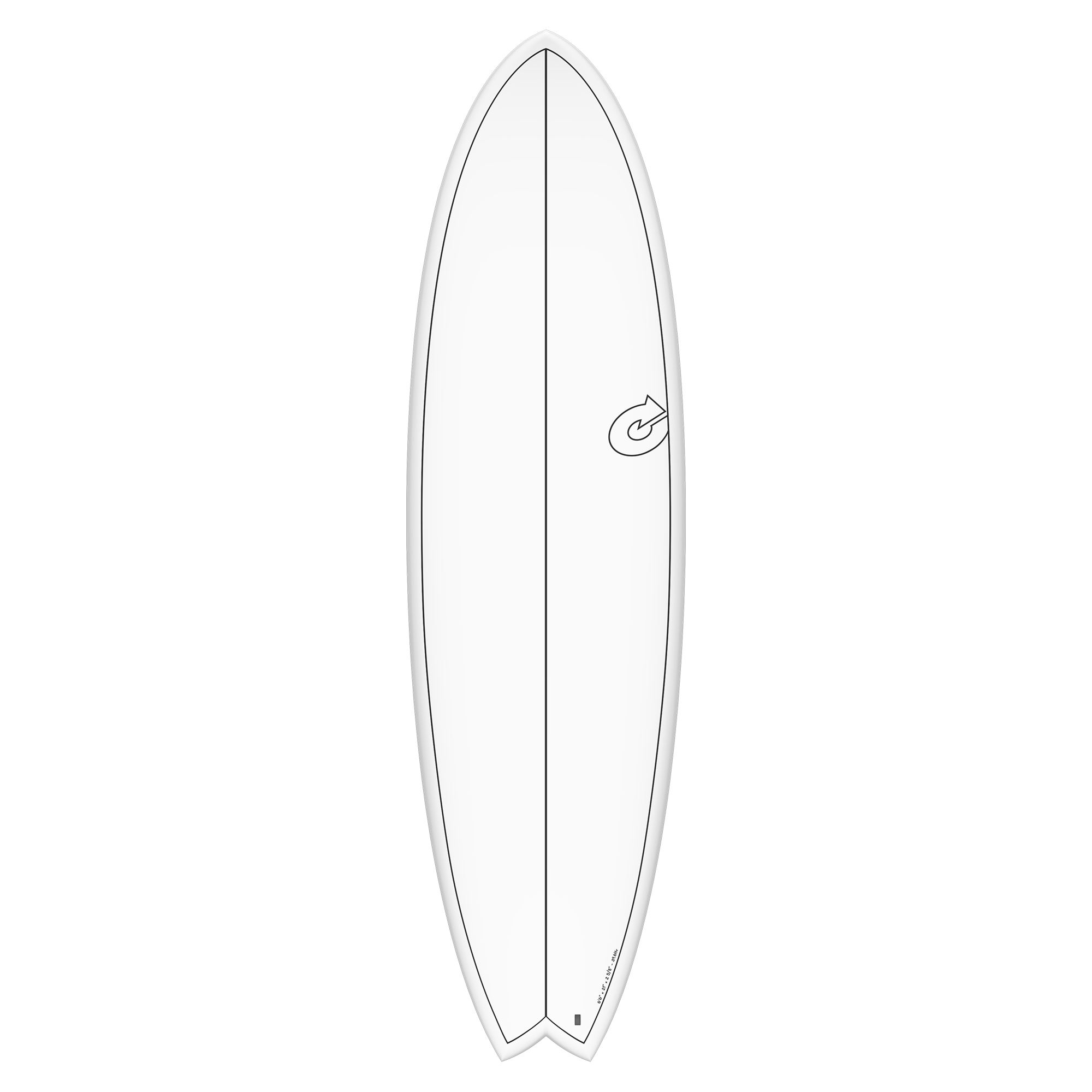 Surfboard TORQ Epoxy TET CS 6.6 Fish Carbon