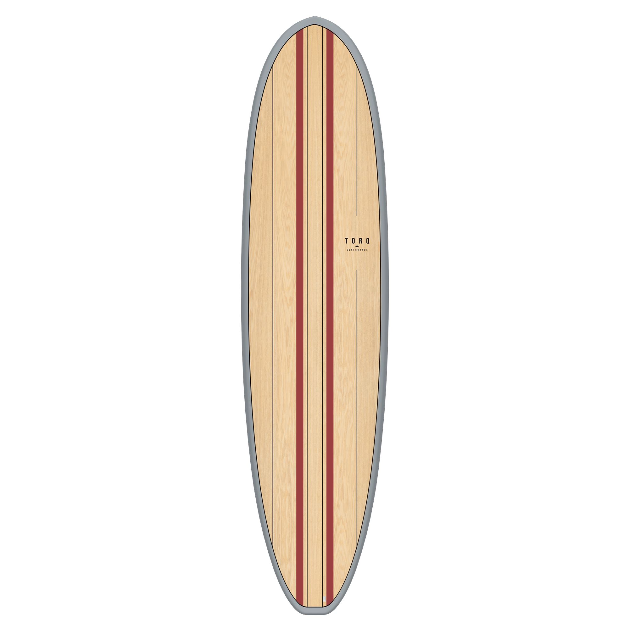 Surfboard TORQ Epoxy TET 7.4 V+ Funboard Wood