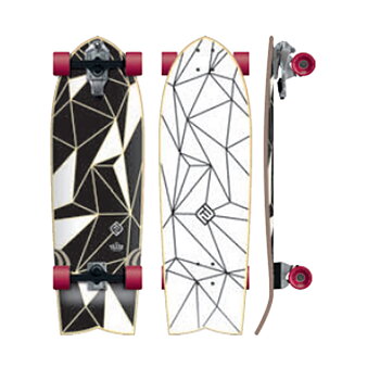 FLYING WHEELS Surf Skateboard 32 Tezzo