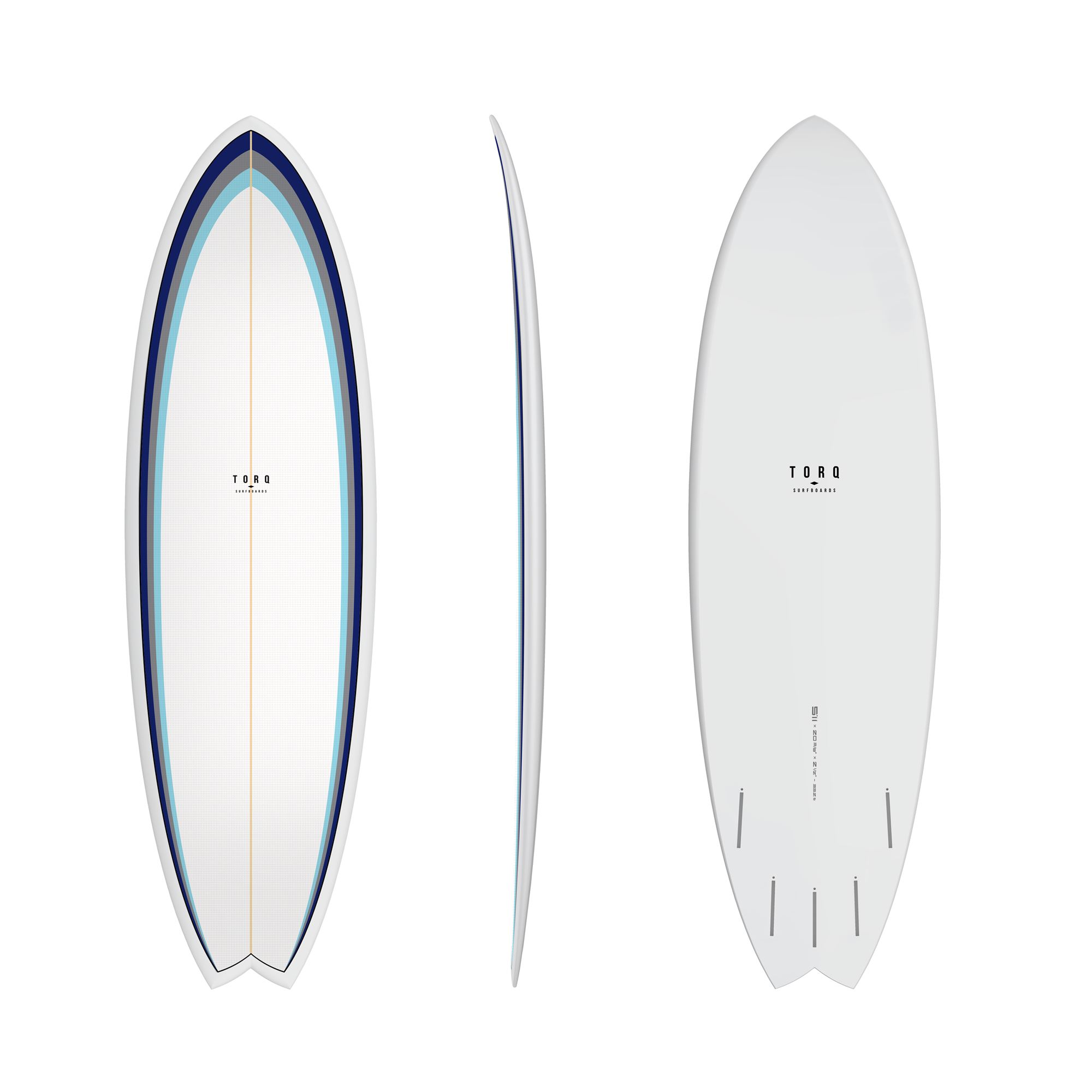 Surfboard TORQ Epoxy TET 5.11 Fish Classic