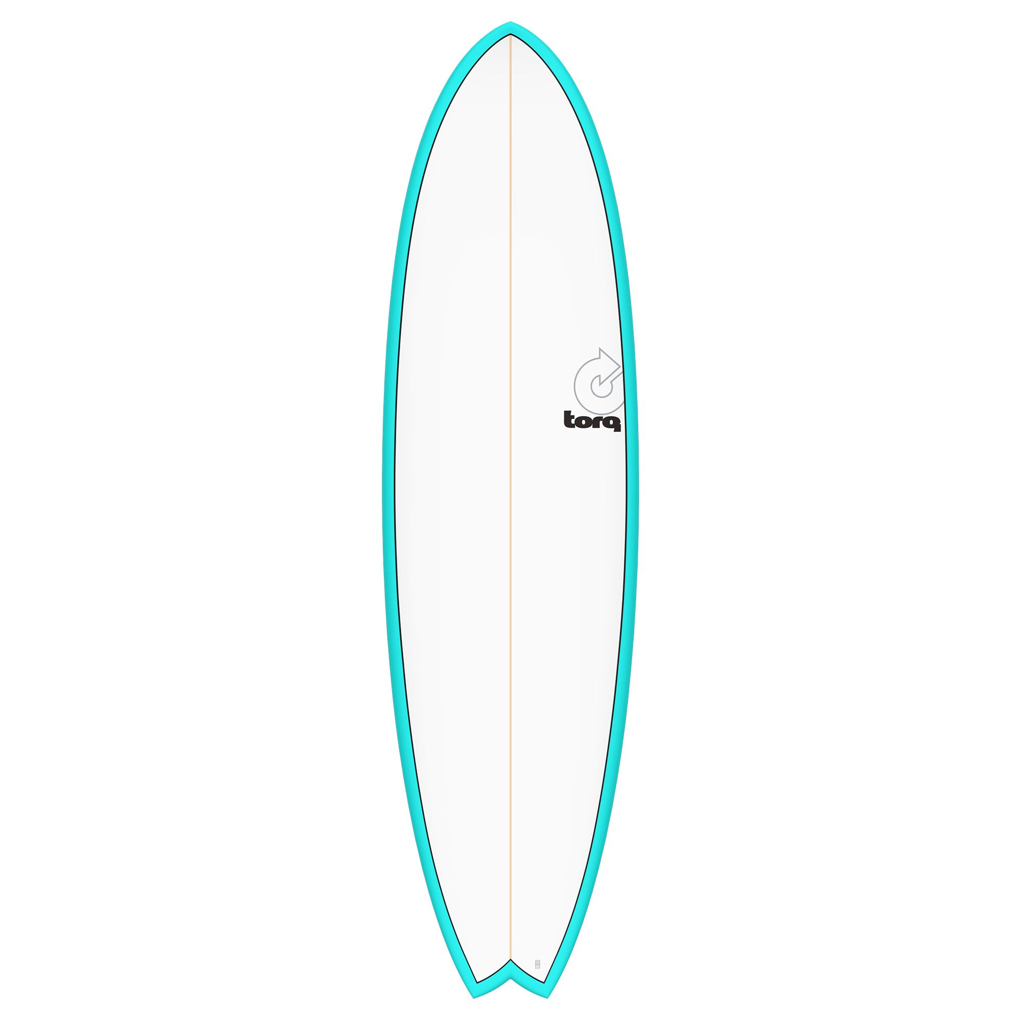 Surfboard TORQ Epoxy TET 7.2 Fish Blue Pinline