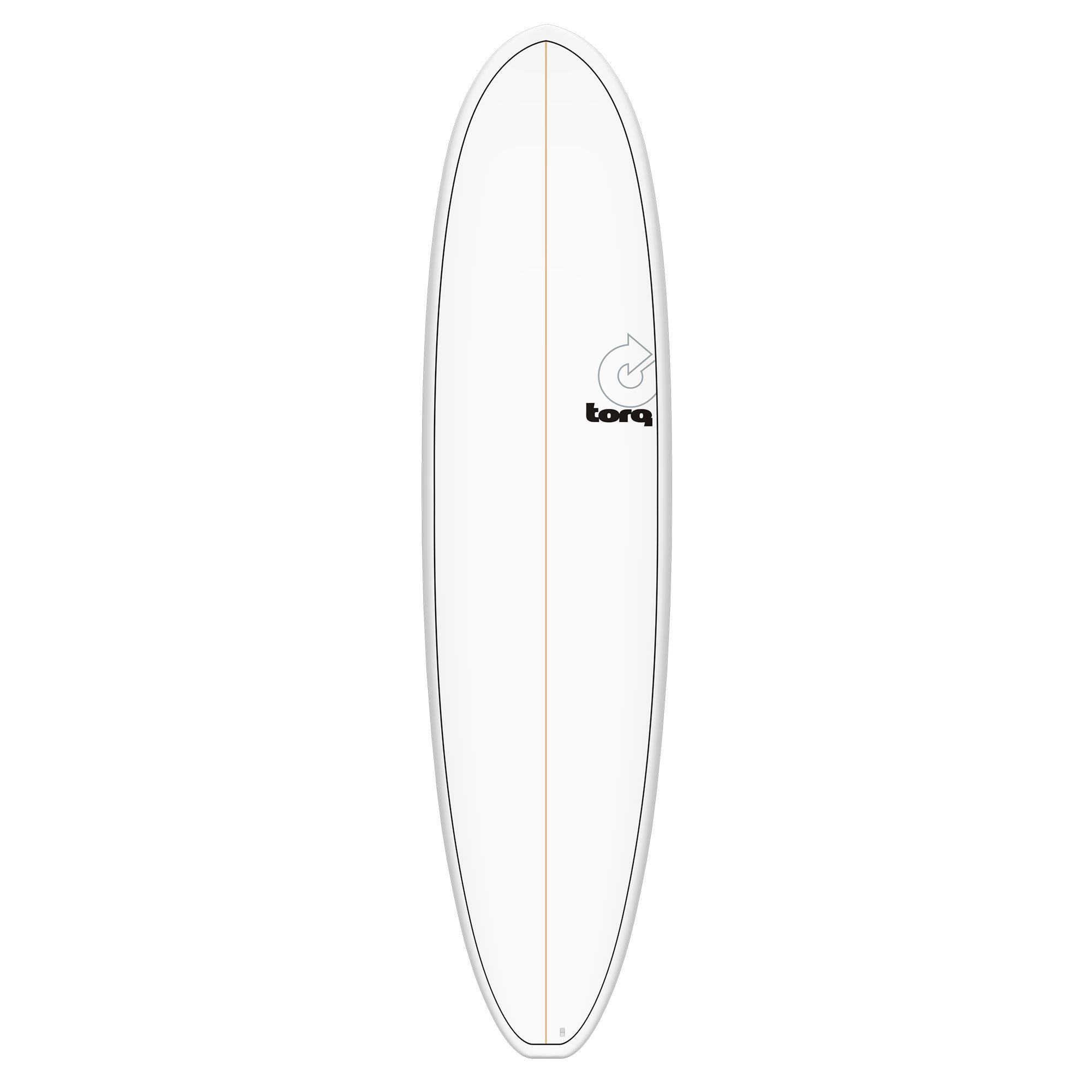 Surfboard TORQ Epoxy TET 7.8 V+ Funboard Pinlines