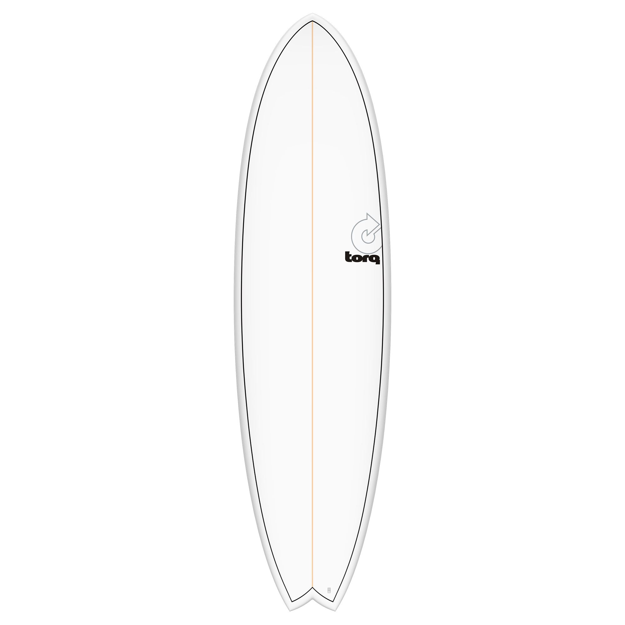 Surfboard TORQ Epoxy TET 7.2 Fish Pinlines