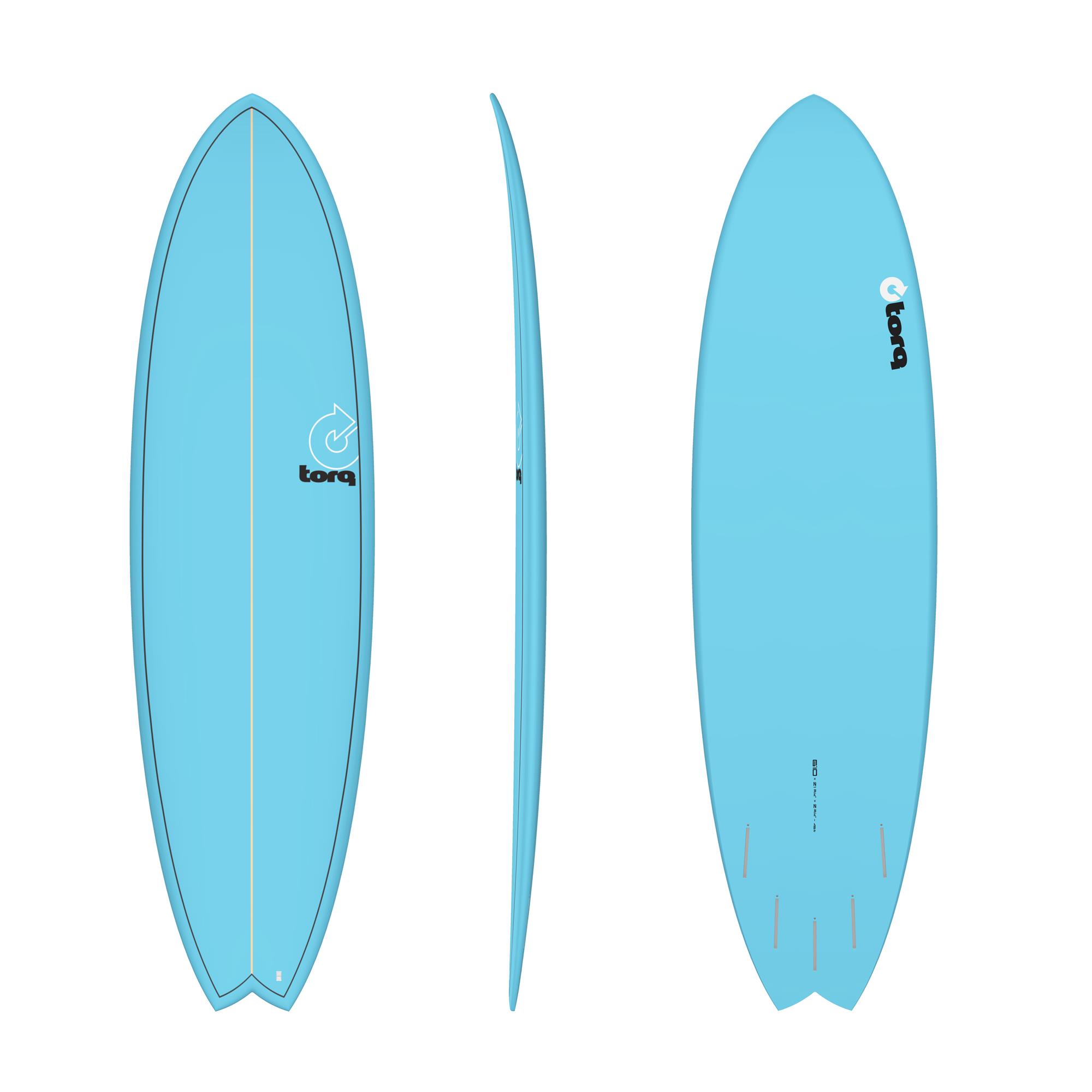 Surfboard TORQ Epoxy TET 6.10 Fish Blue
