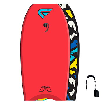 FLOOD Bodyboard Dynamx Stringer 42 Red Tribe II