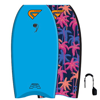 FLOOD Bodyboard Dynamx Stringer 41 Blue Palm II