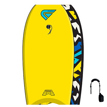 FLOOD Bodyboard Dynamx Stringer 37 Yellow Tribal I
