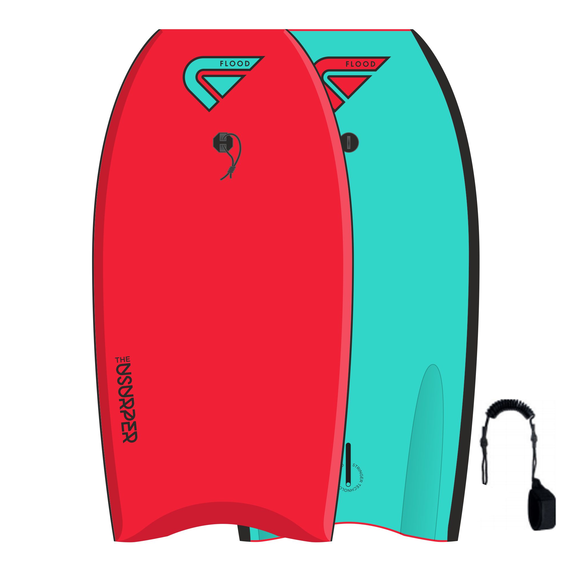 FLOOD Bodyboard Usurper 41 Red