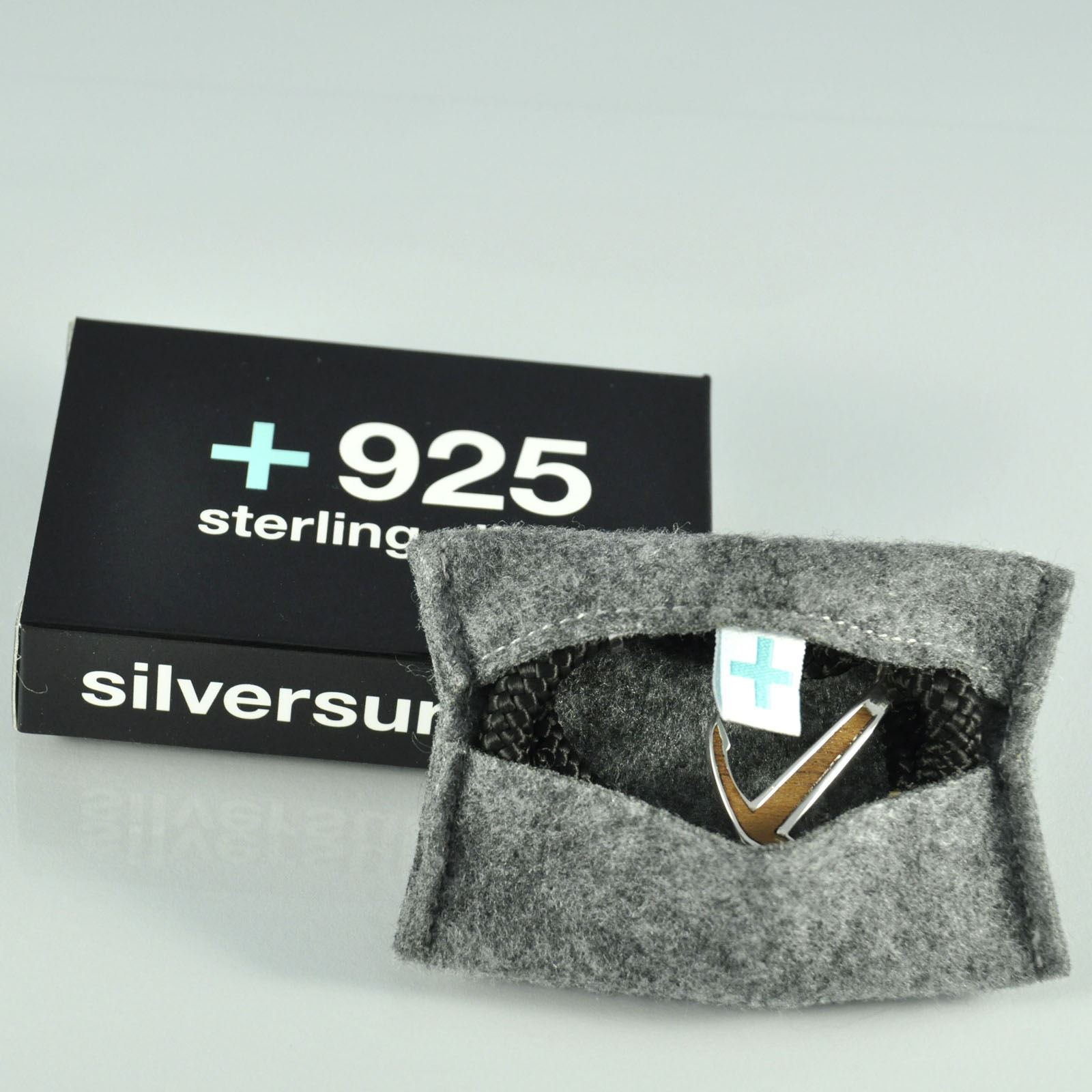 Silver+Surf bracelet  L Ancor Pure gold plated - 4