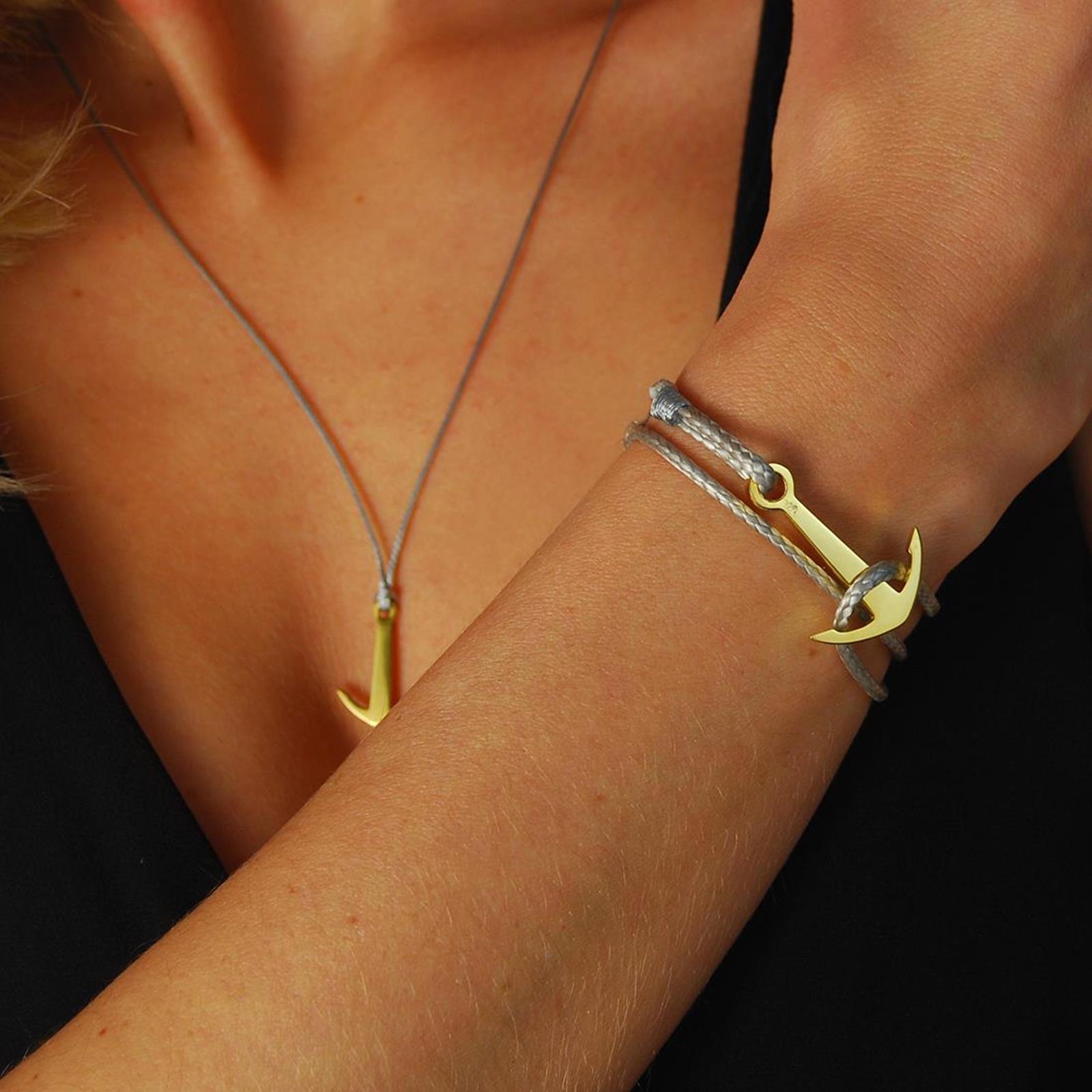 Silver+Surf bracelet  L Ancor Pure gold plated - 3