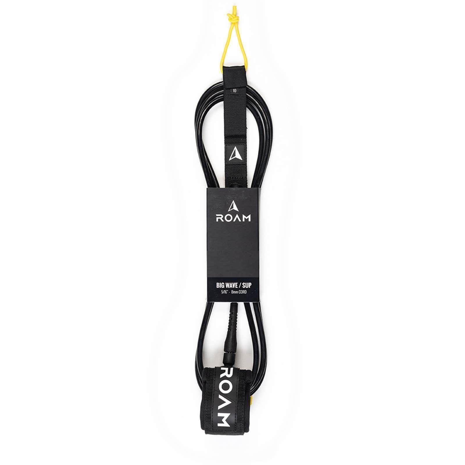 ROAM Surfboard Leash Big Wave SUP 6.0  8mm Svart