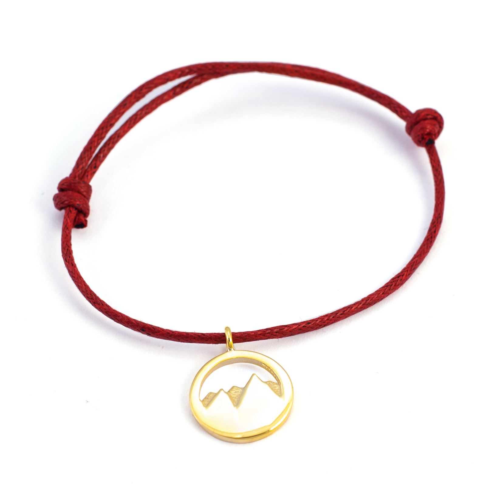 Silver+Surf Jewellery mountain 3D Gr S gold plated - 4