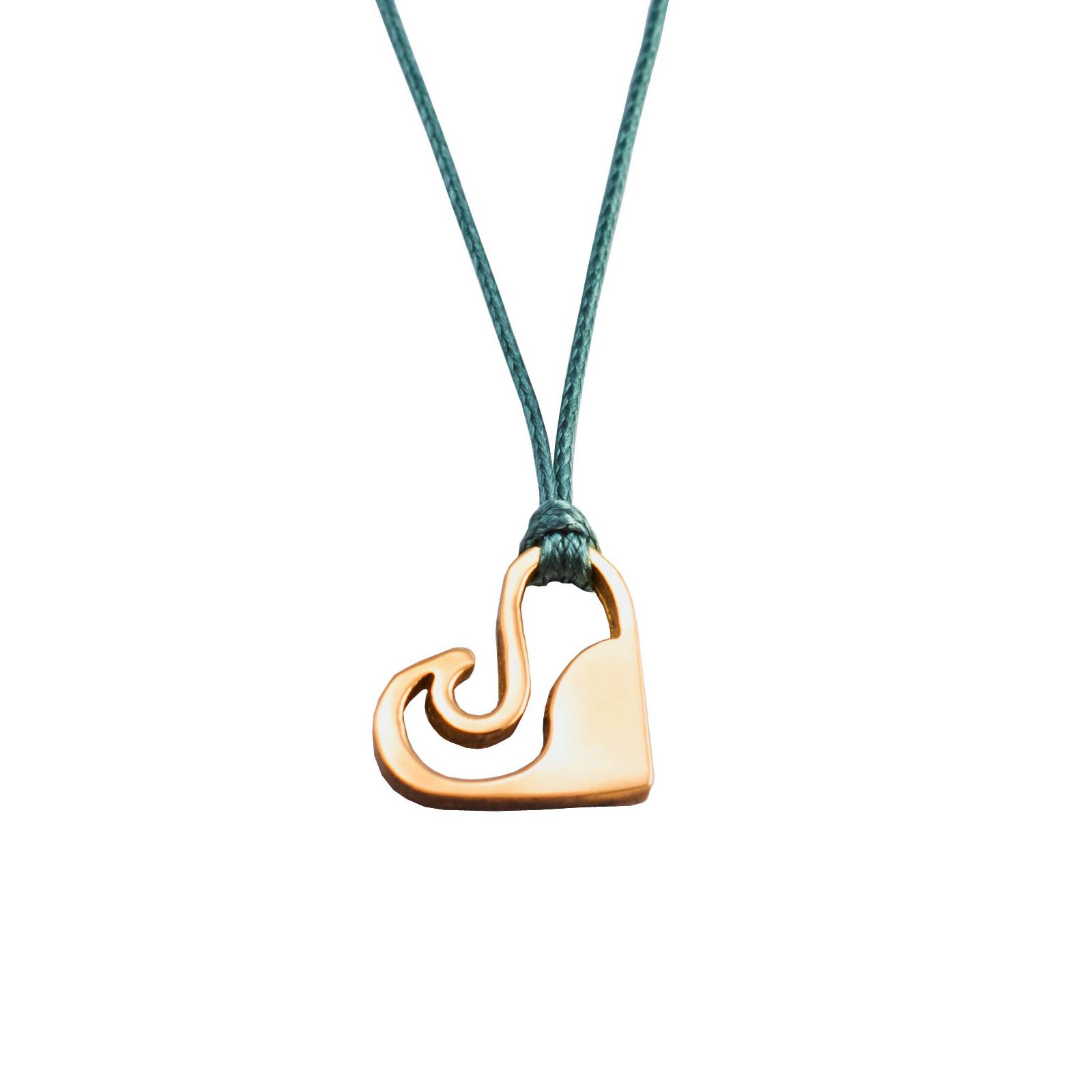 Silver+Surf Jewellery Love Wave S gold