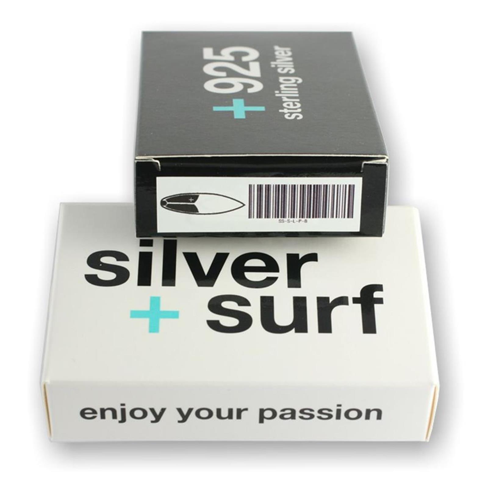 Silver+Surf necklace Ski L Cross Circle - 4