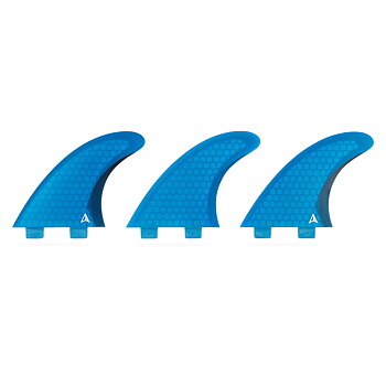 ROAM Thruster Fin Set Performer Med two tab blue