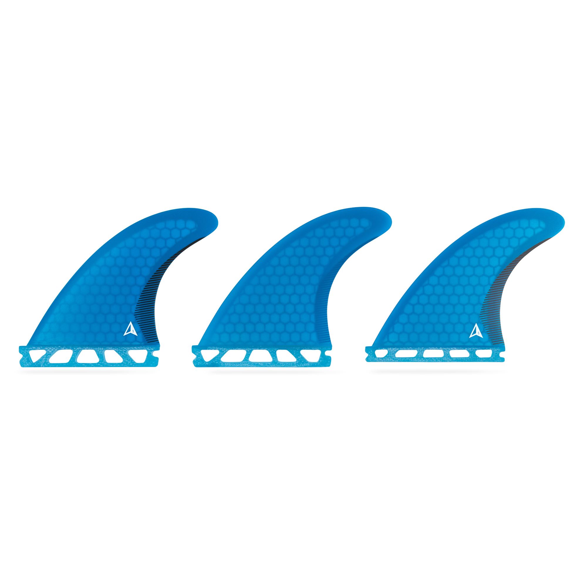 ROAM Thruster Fin Set Performer Small one tab blue