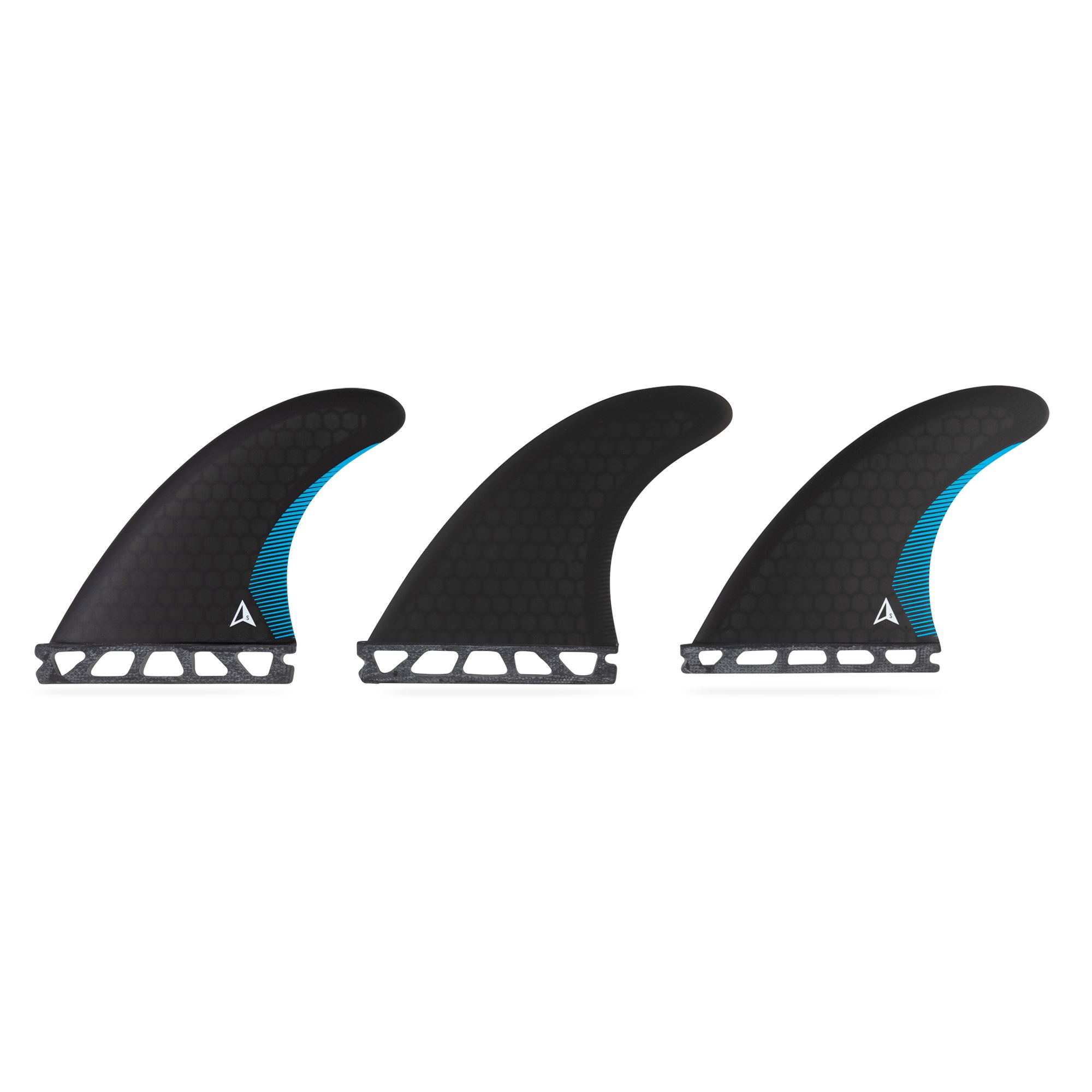 ROAM Thruster Fin Set Perforer Small one tab black