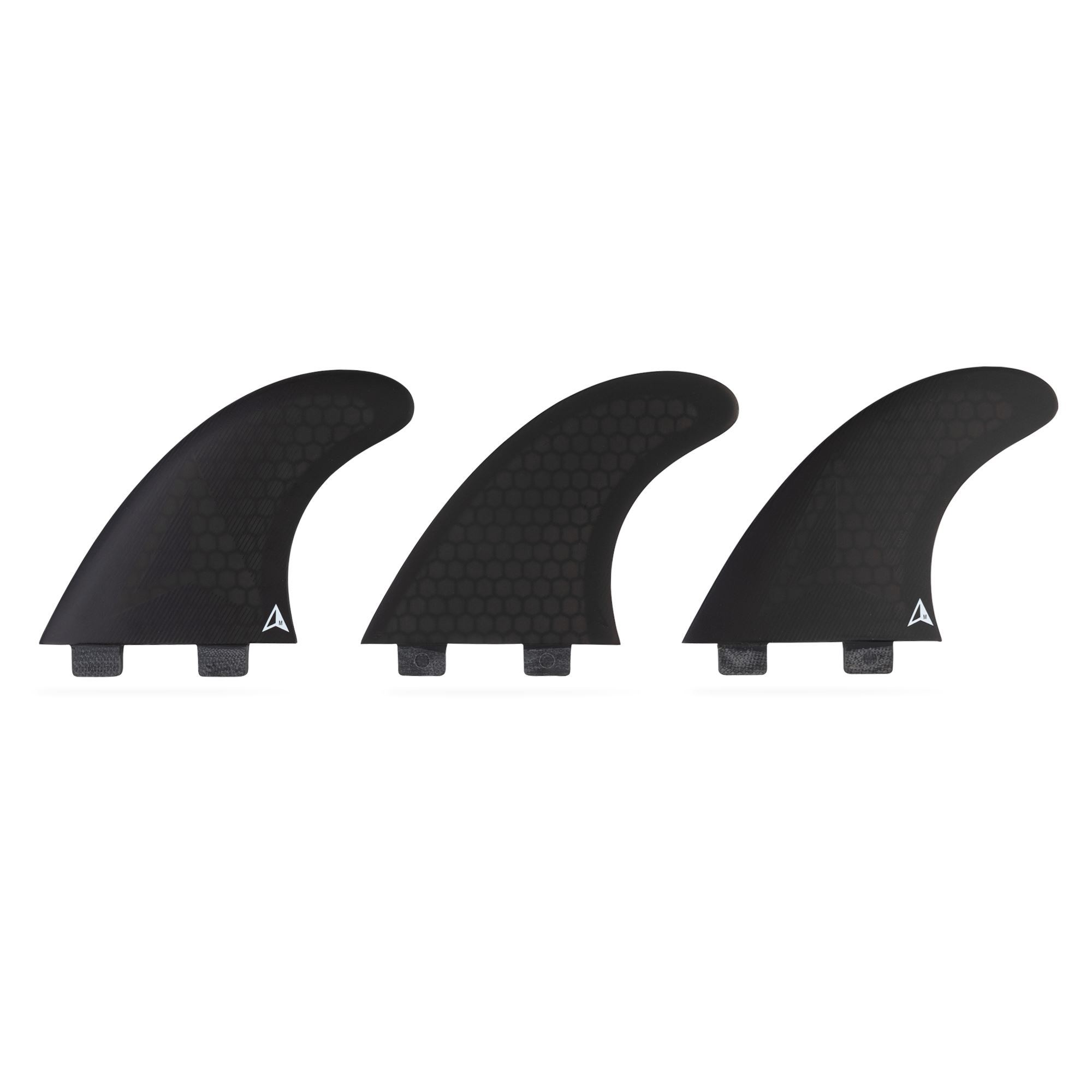 ROAM Thruster Fin Set Allround Med two tab black